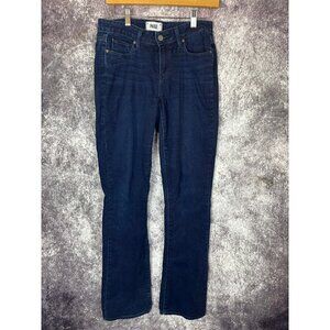 Paige Jeans Womens 29 Manhattan Blue Denim Mid Rise Bootcut Stretch Boho 33 L